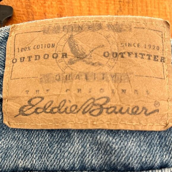 Eddie Bauer 100% cotton 5 pocket jeans, straight leg, size 18 petite - Picture 5 of 7